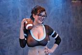 Tessa Fowler ready to cheer on her topless sexy outfit Tessa Fowler ready to cheer on her topless sexy outfit