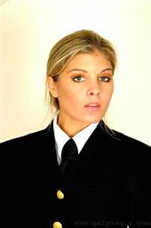 Naval uniform with black stockings   Naval uniform with black stockings