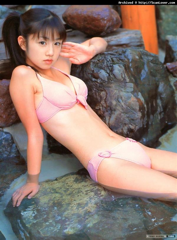 Yuko Ogura in a bikini