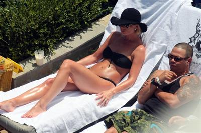 Jaime Pressly in a bikini