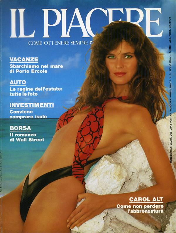 Carol Alt in a bikini