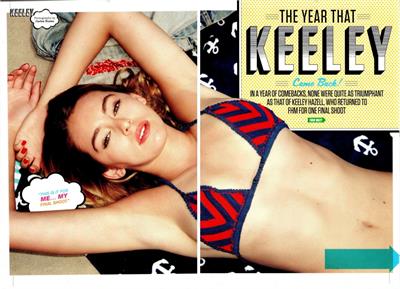 Keeley Hazell in a bikini