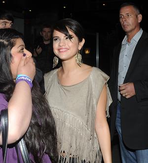 Selena Gomez enjoys a night out at Nobu restaurant in London on July 5, 2011