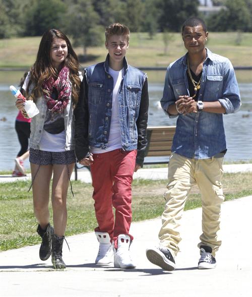 Selena Gomez enjoying a popsicle in Van Nuys on June 30, 2012