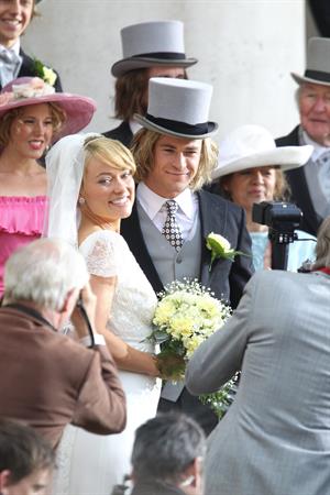 Olivia Wilde on the set for the movie Rush on April 2, 2012