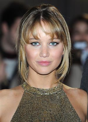 Jennifer Lawrence at the Hunger Games UK premiere on March 14, 2012 