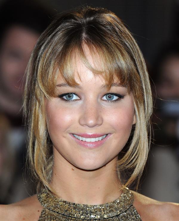 Jennifer Lawrence at the Hunger Games UK premiere on March 14, 2012 