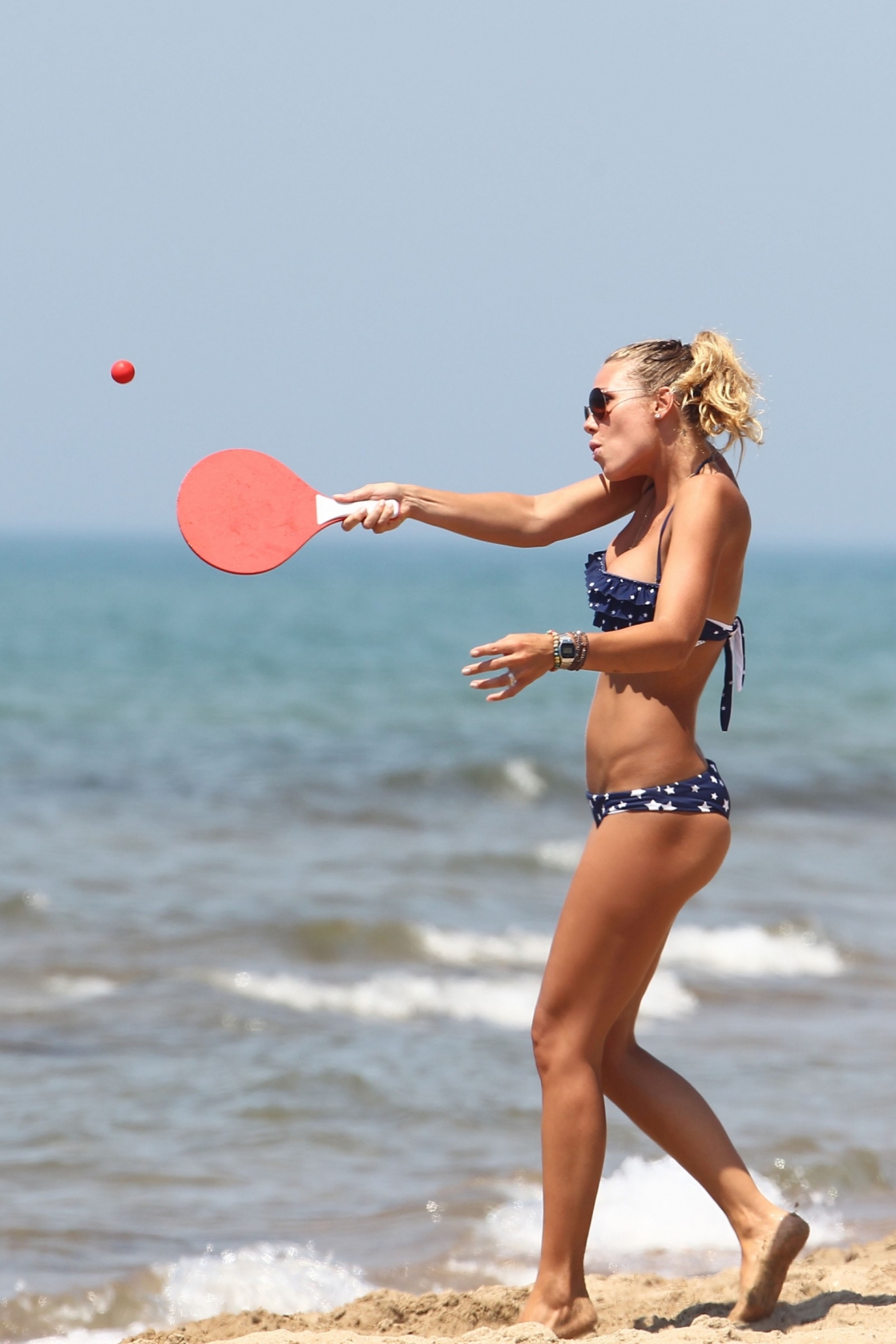 Ilary Blasi in a bikini