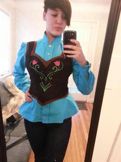 Anonymous taking a selfie