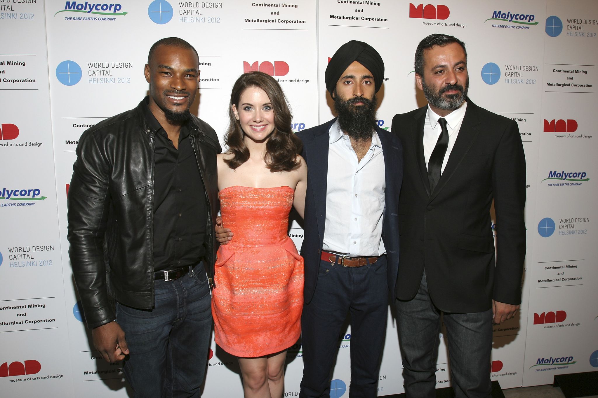 Alison Brie Mad Rare Earths Fluorescent Ball on May 16, 2011