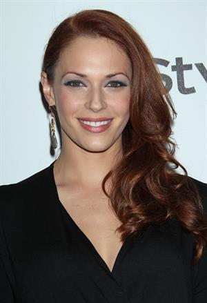 Amanda Righetti Forevermark and Instyle Golden Globes Event on January 10, 2012