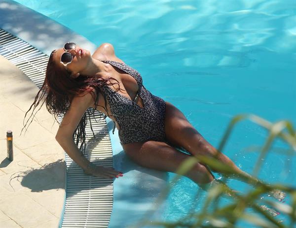 Amy Childs in Portugal on August 8, 2011