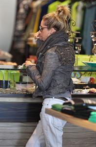 Ashley Tisdale shopping at Planet Blue in Beverly Hills 12/10/12 