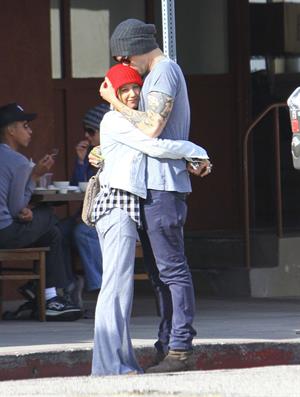 Ashley Tisdale leaving Kings Road Cafe in Studio City 12/9/12 