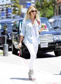 Ashley Tisdale shopping along Robertston Blvd in West Hollywood May 20, 2012 