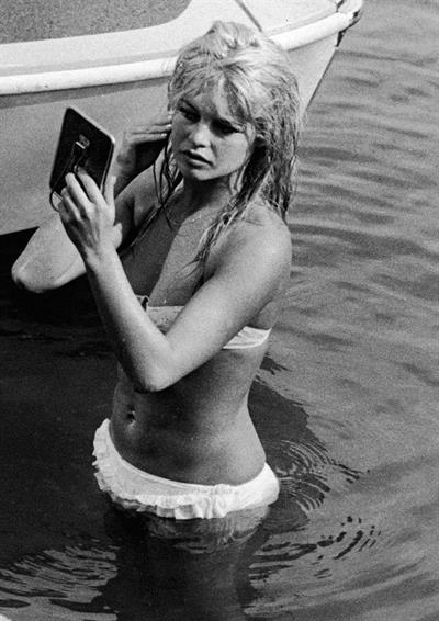 Brigitte Bardot in a bikini