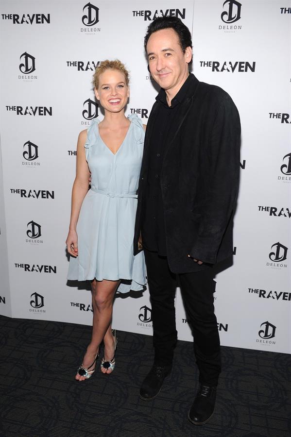 Alice Eve attends the Raven New York Red Carpet Screening Event on April 16, 2012