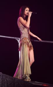 Selena Gomez performing in Copps Colisium in Ontario on October 29, 2011
