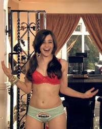 Holly Earl in lingerie