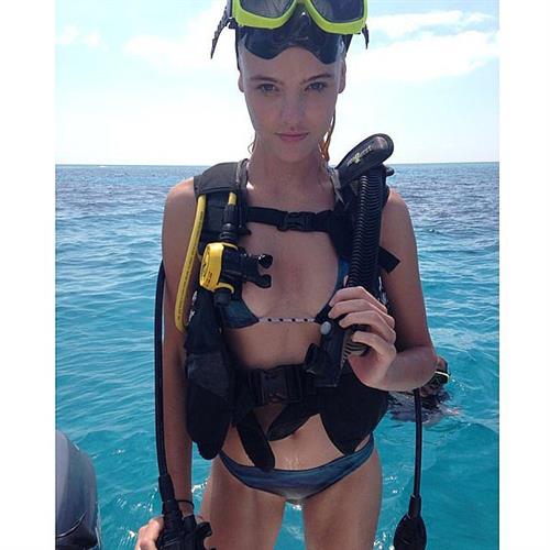 Montana Cox in a bikini