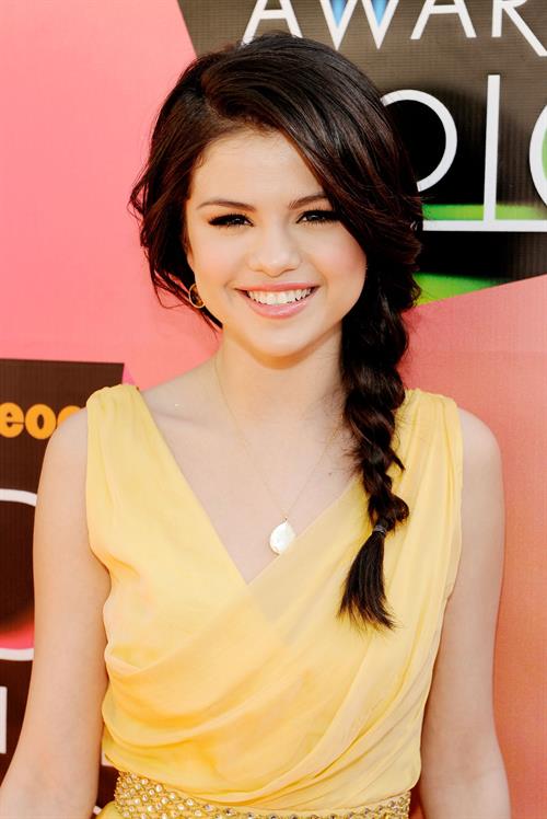Selena Gomez Nickelodeons 23rd annual Kids Choice Awards on March 27, 2010 in Los Angeles California