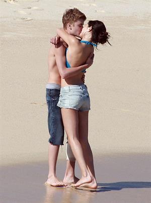Selena Gomez on vacation in Mexico on December 7, 2011