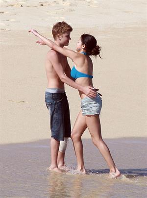 Selena Gomez on vacation in Mexico on December 7, 2011