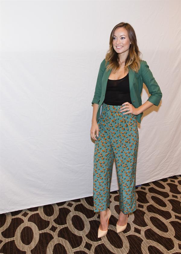 Olivia Wilde at the  Rush  Press Conference at the Park Hyatt Hotel in Toronto - September 7, 2013 