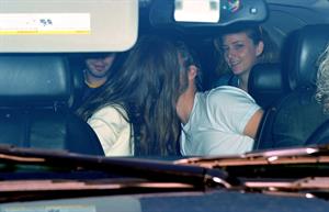 Anne Hathaway leaves the Daily Show with Jon Stewart in New York City on August 18, 2011