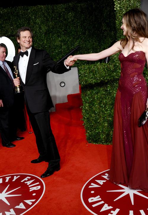 Anne Hathaway Vanity Fair Oscar Party on February 27, 2011
