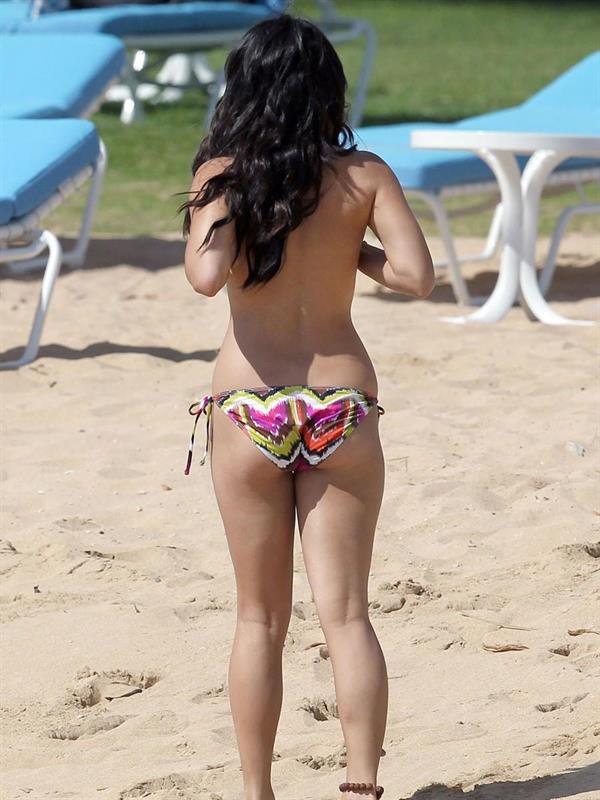 Vanessa Hudgens in a bikini - ass