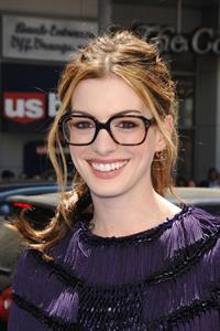 Anne Hathaway attending the Rio Los Angeles premiere on April 10, 2011