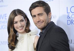 Anne Hathaway Love & Other Drugs screening at the DGA Theater in New York City on November 16, 2010