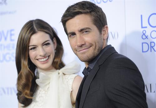 Anne Hathaway Love & Other Drugs screening at the DGA Theater in New York City on November 16, 2010