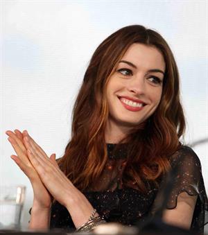 Anne Hathaway press conference at Welsh Bay in Sydney on December 6, 2010