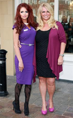 Amy Childs launching her Salon at Unit 1 Wilsons Corner in Brentwood on November 24, 2011