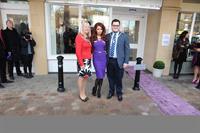 Amy Childs launching her Salon at Unit 1 Wilsons Corner in Brentwood on November 24, 2011