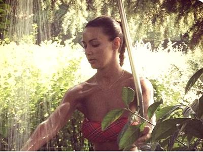 Melita Toniolo in a bikini