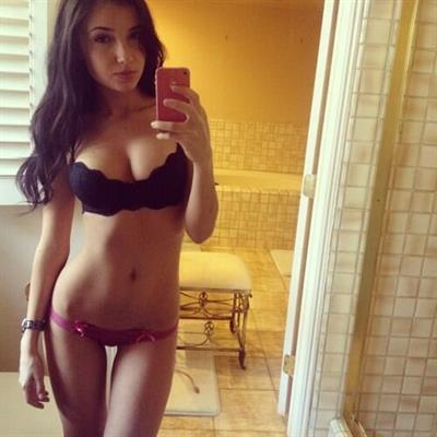 Anonymous in lingerie taking a selfie