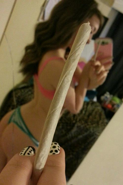 Anonymous in lingerie taking a selfie