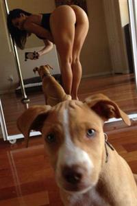 Anonymous taking a selfie and - ass