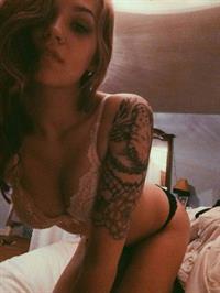 Anonymous in lingerie taking a selfie