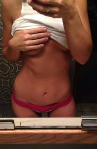 Anonymous in lingerie taking a selfie