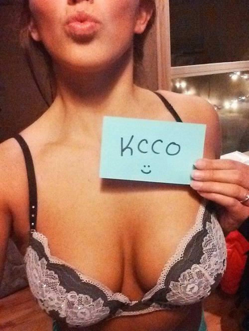 Anonymous in lingerie taking a selfie