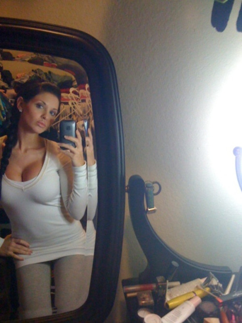 Anonymous taking a selfie