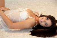 Natasha Belle in white nighty