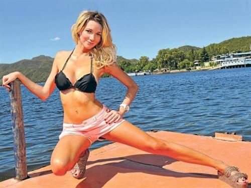 Micaela Breque in a bikini