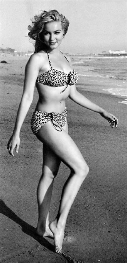 Julie Newmar in a bikini