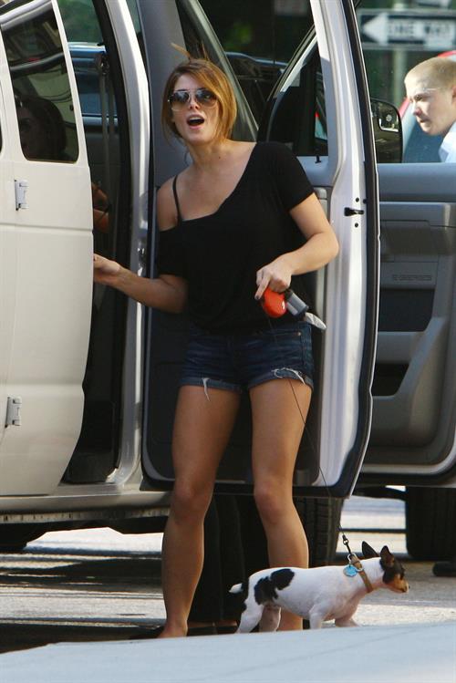 Ashley Greene on the set of lol Laughing out Loud in Detroit July 16, 2010 
