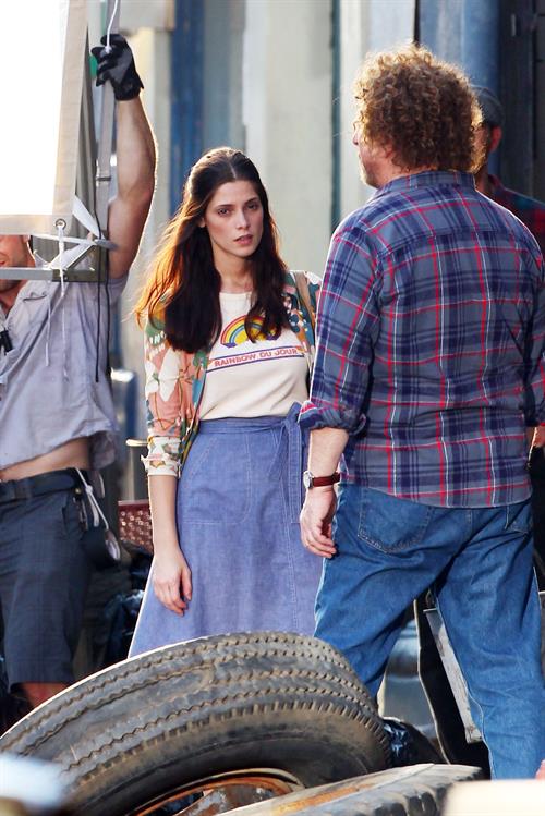 Ashley Greene Pictures Ashley Greene on the set of CBGB in Savannah on July 2, 2012